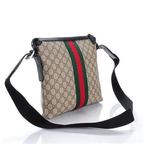 gucci monogram baguette|gucci monogram messenger bag.